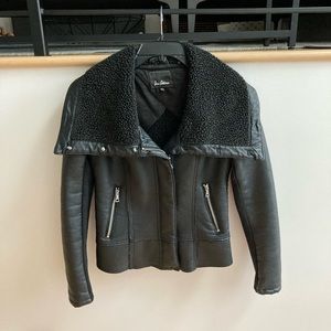 Sam Edelman vegan leather motorcycle jacket